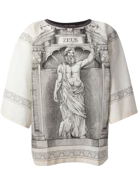 dolce gabbana zeus t shirt|Cotton T.